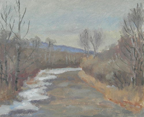 Road In Old Quarry 10x12 